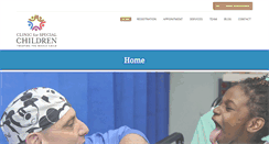 Desktop Screenshot of clinicforspecialchildren.net